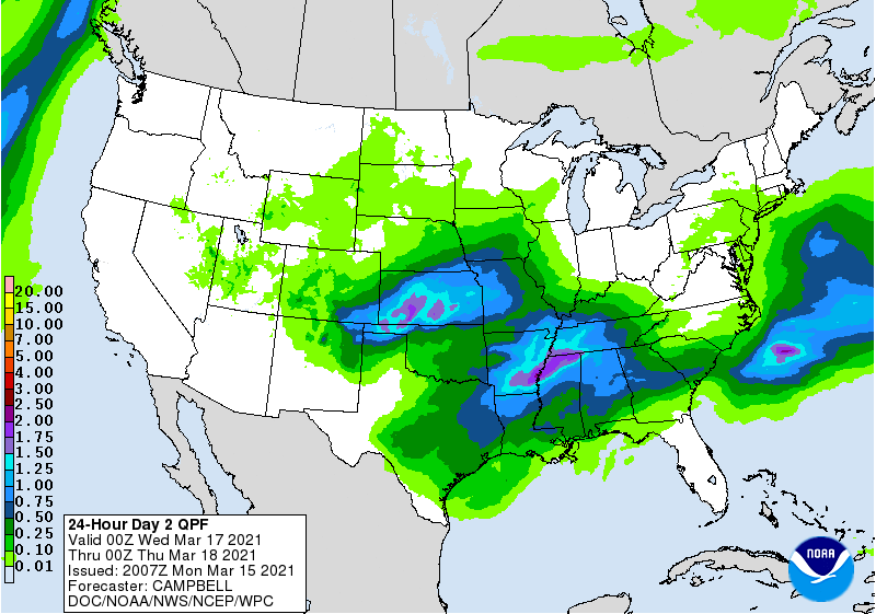 24-Hour Day 2 QPF